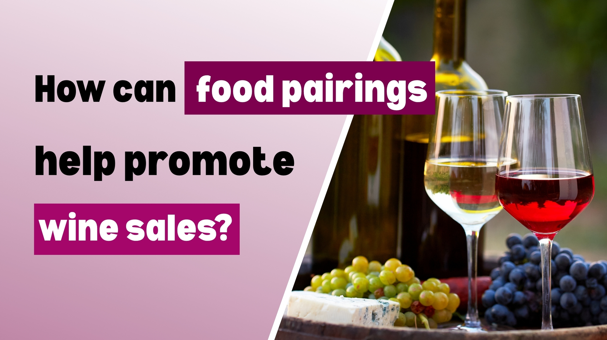 How can food pairings help promote wine sales?