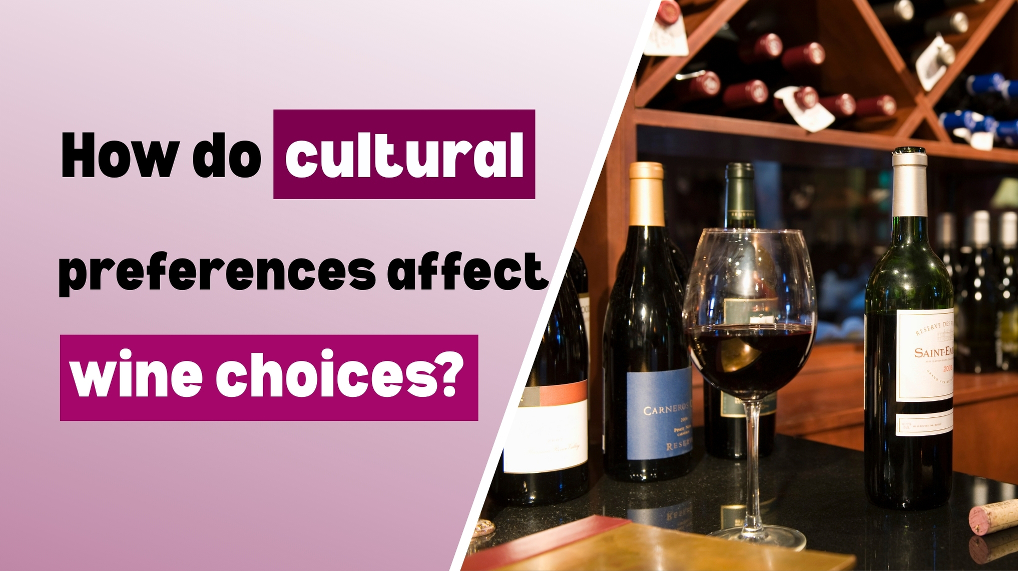 How do cultural preferences affect wine choices?